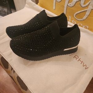 Kenneth Cole jeweled slip on sneakers